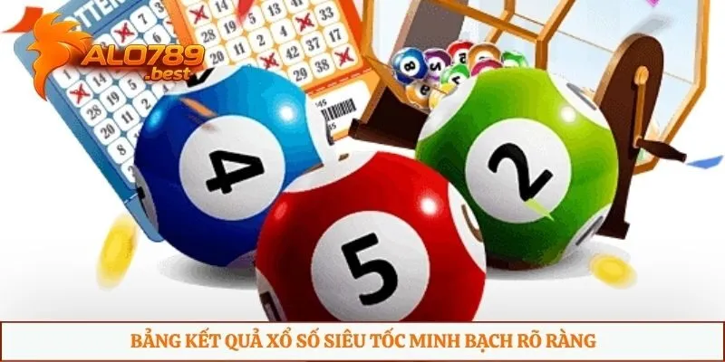 Bảng kết quả xổ số siêu tốc minh bạch rõ ràng