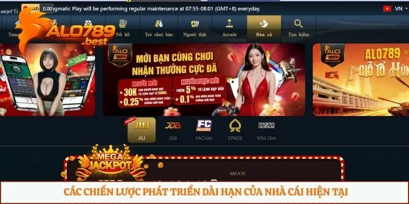 Các chiến lược phát triển dài hạn của nhà cái hiện tại
