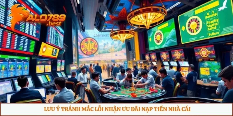 Lưu ý tránh mắc lỗi nhận ưu đãi nạp tiền nhà cái