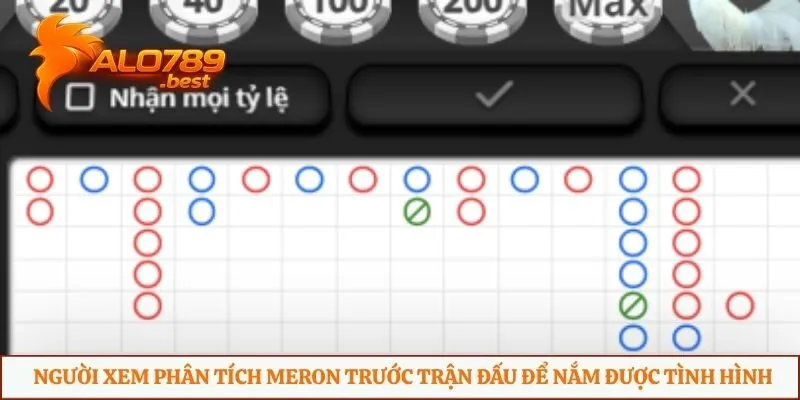 Người xem phân tích meron trước trận đấu để nắm được tình hình