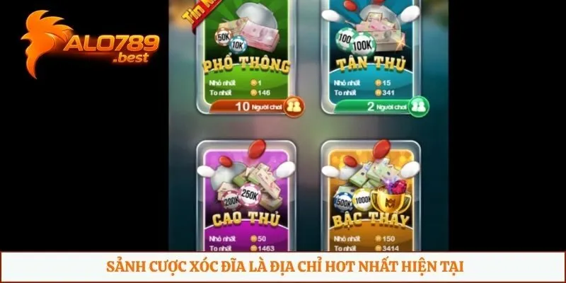 Sảnh cược xóc đĩa là địa chỉ hot nhất hiện tại